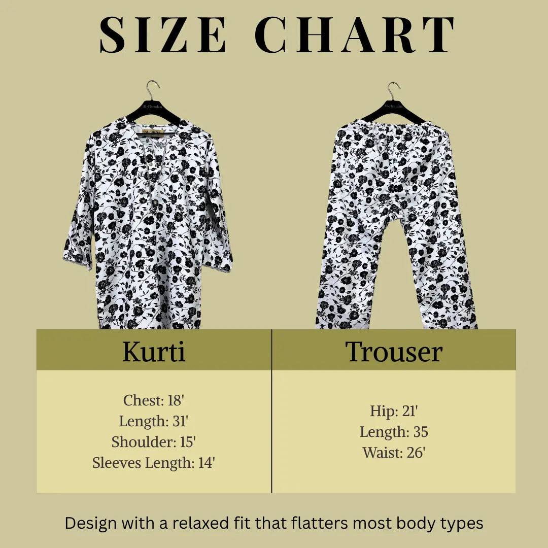 Printed Kurta & Trouser